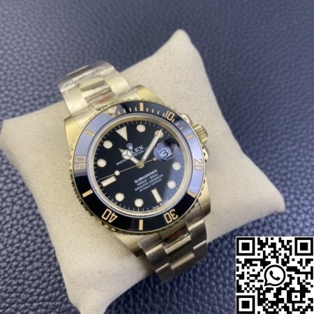 GM Factory Fake Rolex Submariner M126618LN-0002 Gold Watch