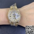 Iced Out Rolex Replica Day Date M128348RBR Gold Diamond