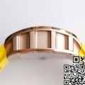 EUR Factory Copy Richard Miller RM052 Rose Gold Case Yellow Rubber Strap