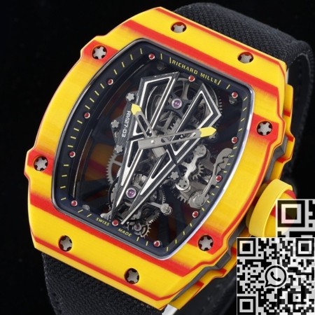 Richard Mille Watches RM27-03 Black Nylon Strap Watches
