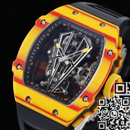 Fake Richard Watches RM Mille RM27-03 Black Rubber Strap