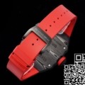 RM Factory Fake Mille RM27-03 Red Rubber Strap