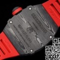 RM Factory Fake Mille RM27-03 Red Rubber Strap