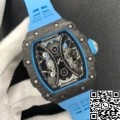 YS Factory Replica Richard Mille RM53-01 Tourbillon Blue Rubber Strap