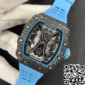 YS Factory Replica Richard Mille RM53-01 Tourbillon Blue Rubber Strap