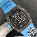 YS Factory Replica Richard Mille RM53-01 Tourbillon Blue Rubber Strap