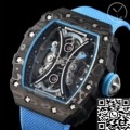 YS Factory Replica Richard Mille RM53-01 Tourbillon Blue Nylon Strap