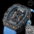 YS Factory Replica Richard Mille RM53-01 Tourbillon Blue Nylon Strap