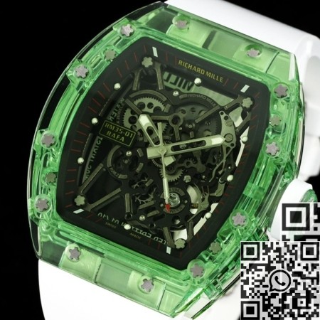 RM Factory Replica Watches Richard Mille RM35-01 White Strap