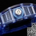 RM35-01 Replica RM Factory Richard Mille Blue Crystal Blue Strap