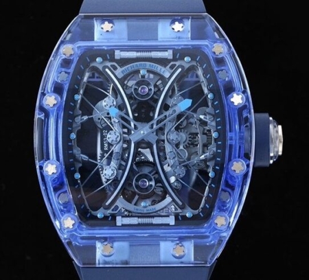 RM Factory Fake Watches Richard Mille RM53-02 Blue Strap