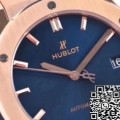 WWF Factory Replicas Hublot Classic Fusion 511.OX.7180.LR 18K Gold Blue Dial