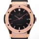 WWF Factory Replica Hublot Classic Fusion 511.OX.7180.LR 18K Gold Black Dial