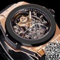 HB Factory Hublot Big Bang Replica Watch 419 Rose Gold Black Ceramic