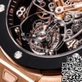 HB Factory Hublot Big Bang Replica Watch 419 Rose Gold Black Ceramic