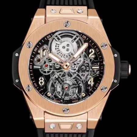 HB Factory Fake Hublot Watches Big Bang 419 Rose Gold Watch