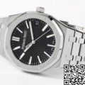 ZF Royal Oak Watch AP 15510ST.OO.1320ST.07 Black Dial