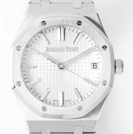 Royal Oak ZF Watch AP 15510ST.OO.1320ST.08 silver Dial