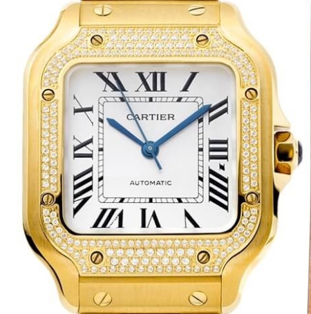 Cartier Watch Replica BV Factory De Santos WJSA0010 Gold