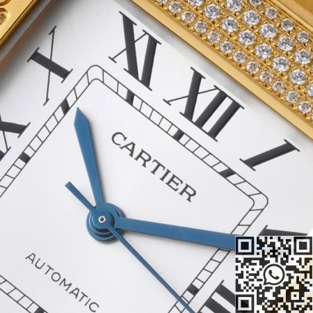 Cartier Watch Replica BV Factory De Santos WJSA0010 Gold