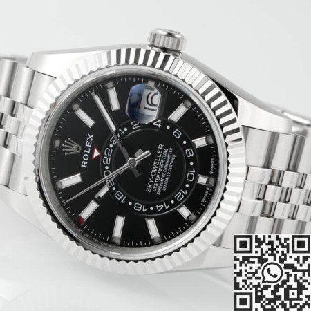 Rolex Replica Bright Black ZF Sky Dweller M336934-0008 Dial