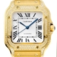 Replica Cartier BV Factory De Santos Gold Full Diamond Watch