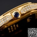 Replica Cartier BV Factory De Santos Gold Full Diamond Watch