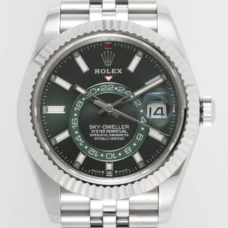 Rolex Replica Mint Green ZF Sky Dweller M336934-0002 Dial