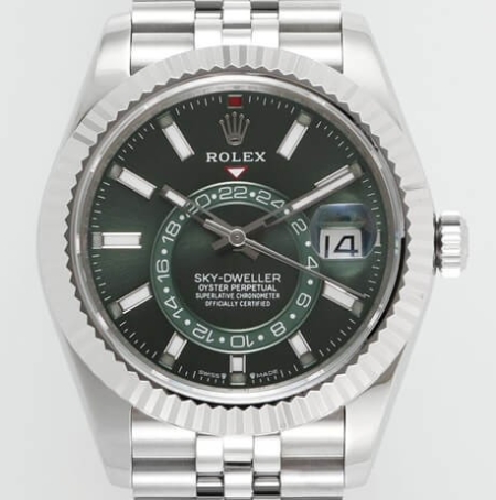 Rolex Replica Mint Green ZF Sky Dweller M336934-0002 Dial