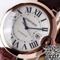 Cartier Replica Watch AF Ballon Bleu De WGBB0017 Silver Dial