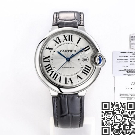 Cartier Watch Replica AF Ballon Bleu WSBB0026 Silver Gray Dial