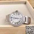 Cartier Replica AF Ballon Bleu WE9009Z3 Silver Dial Size 42mm