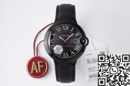 Replica Cartier Ballon Bleu AF WSBB0015 Black Dial Size 42mm