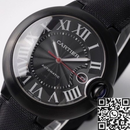 Replica Cartier Ballon Bleu AF WSBB0015 Black Dial Size 42mm