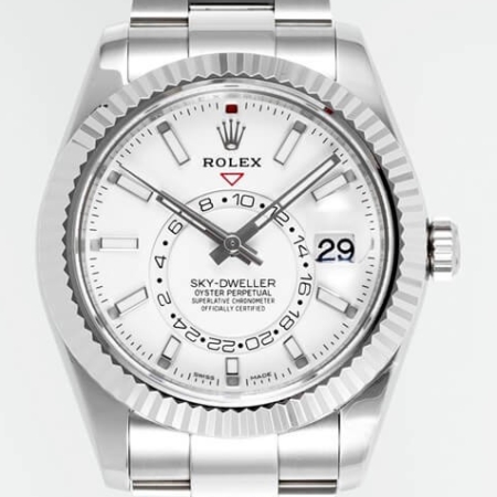 ZF Rolex Replica watch Sky Dweller M326934-0001 White Dial