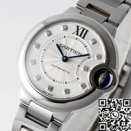 Fake Cartier Ballon Bleu AF Factory WE902074 Size 33 Machinery