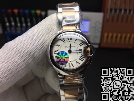 AF Factory Cartier Quartz Ballon Bleu De W69007Z3 Size 28