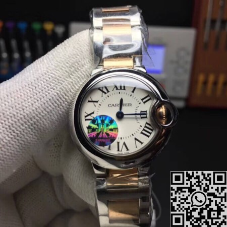 AF Factory Cartier Quartz Ballon Bleu De W69007Z3 Size 28