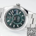 ZF Rolex Replica Factory Sky Dweller M326934 Mint Green Dial