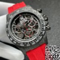 Custom Rolex Daytona DIW Carbon Fiber Case Red