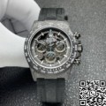 DIW Rolex Replica Custom Daytona Carbon Fiber Case Black