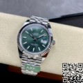 Replica Rolexes ARF Factory Datejust M126334-0028 Mint Green