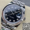 ARF Factory Fake Rolexs Datejust M126334-0012 black Watch