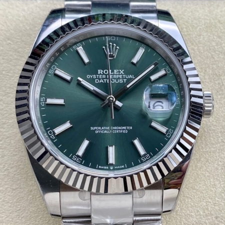 Best Replica Rolexes ARF Datejust M126334-0027 Mint Green