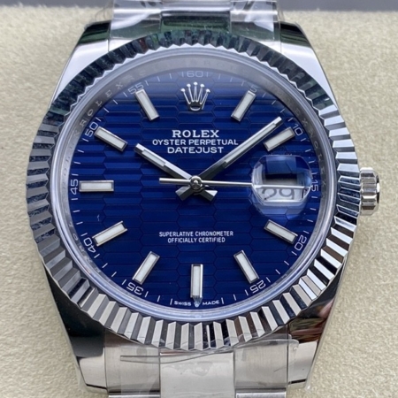 Replica Rolex VS Real ARF Datejust M126334-0031 bright blue