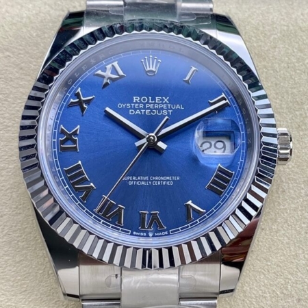 Rolex Replica Blue Watch ARF Datejust M126334-0025 Size 41mm