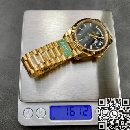 Day Date Bright Black ARF Factory Rolex M228238-0067 Size 40