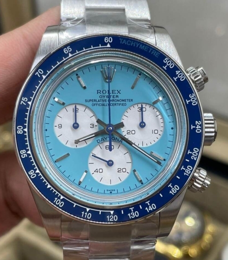 Geneva Rolex Daytona Replica Light Blue Dial : A Masterpiece of Craftsmanship