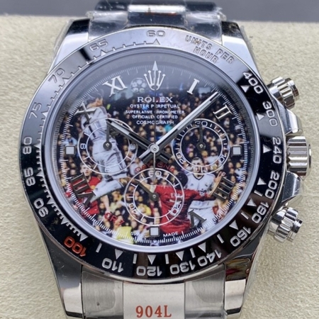 IPK Modified Customized Rolex Daytona Watches : The Cristiano Ronaldo Black Ceramics Edition