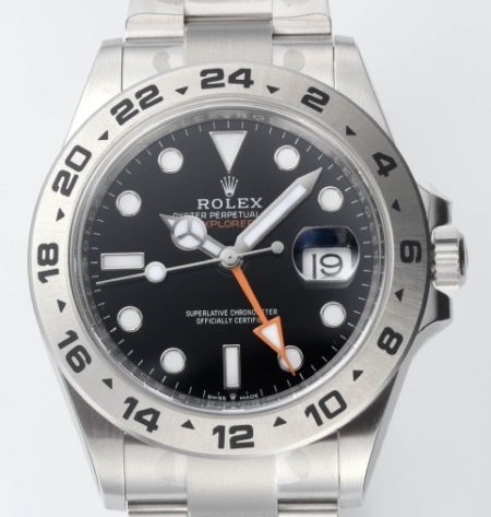 Clean Factory 226570 New Replica Rolex Explorer2 Black Dial with 3285 Movement